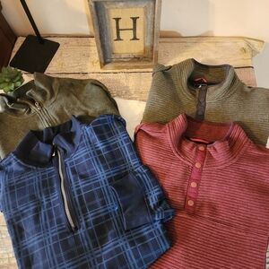 Men's Assorted Sweaters - Blue, Red, Green